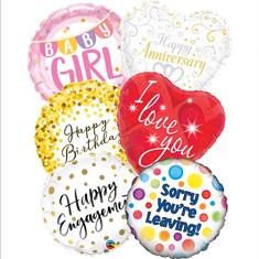 Occasion Balloons add to flower bouquets 