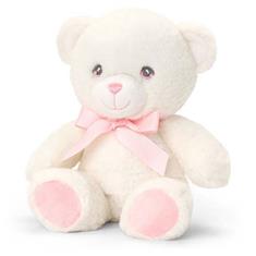 BABY BEAR by Keel Toys 15cm CREAM PINK