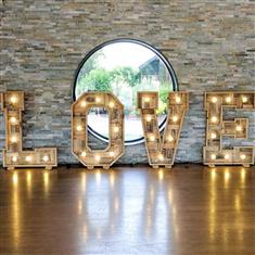 Rustic Light up LOVE 