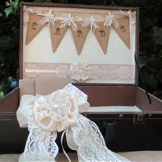 Vintage Card Suitcase