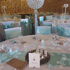 8x Crystal Globes Centrepiece Package