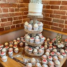 Rustic Cupcake Stand 