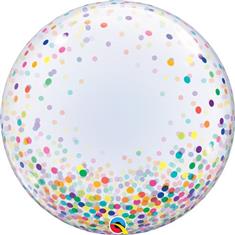 Rainbow personalised bubble balloon 