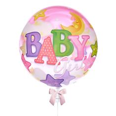 Baby Girl Bubble Balloon 