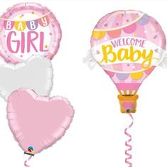 Baby girl bunting 