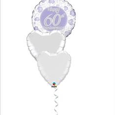 60th Anniversary Balloon Bouquets 