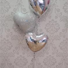 With Love On Your Wedding Day Balloon Bouquet