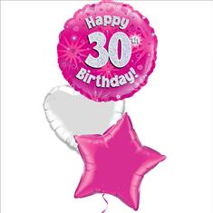 Any age pink balloon bouquet 