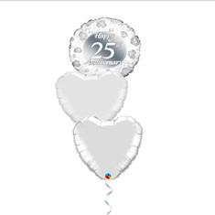 25th Anniversary Balloon Bouquets