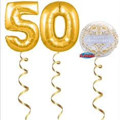 50th Anniversary Number &amp; Bubble Package 