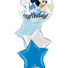 1st birthday mickey mouse bubble bunch 