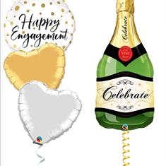 Engagement celebration balloons