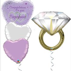 Engagement lilac celebration balloon 