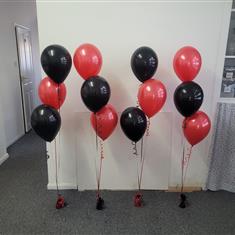3 latex balloon bouquets package 