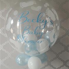 Personalised Baby boy balloon 