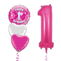 1 birthday pink