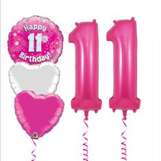 11 birthday pink