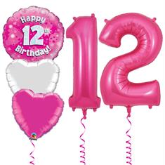 12 birthday pink