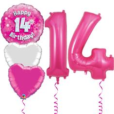 14 birthday pink