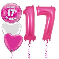 17 birthday pink