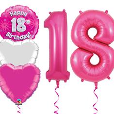 18 Birthday pink
