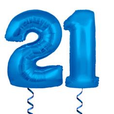 21 blue numbers 