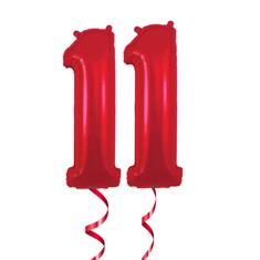 11 Red Number 