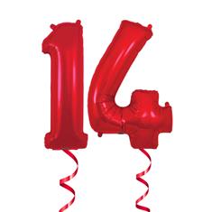 14 Red Number 
