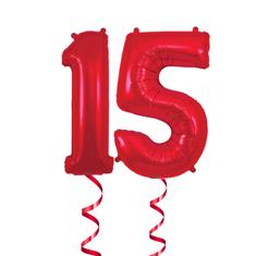 15 Red Number 