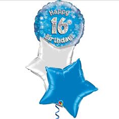 Any age blue balloon bouquet 