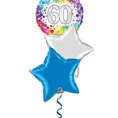 Any age rainbow balloon bouquet 