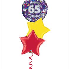 Any age purple balloon bouquet 