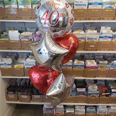 Anniversary 5 balloon bouquets 