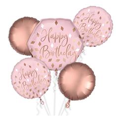 Blush pink birthday party bunch