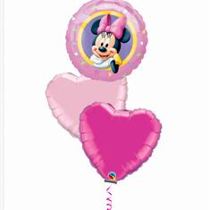 Minnie mouse 3 balloon bouquet