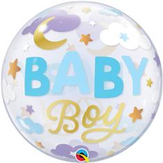 BABY BOY SWEET DREAMS BUBBLE BALLOON