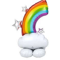 Rainbow AirLoonz Air Fill Foil Balloon