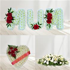 Funeral MUM Package red