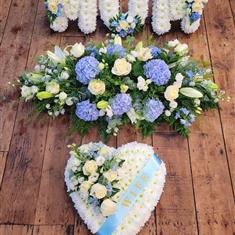 Funeral package light blue