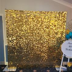 Gold Sequin wall