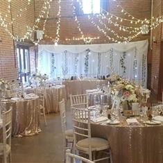 Rosegold table clothes 
