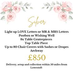 Silver Wedding Package