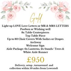 Gold Wedding Package