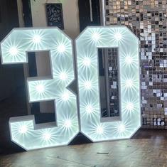 Light up numbers
